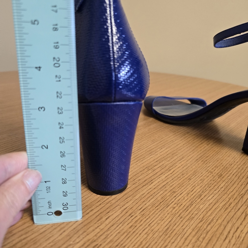 Womens Fiori size 9 royal blue dress sandals - Picture 4 of 7